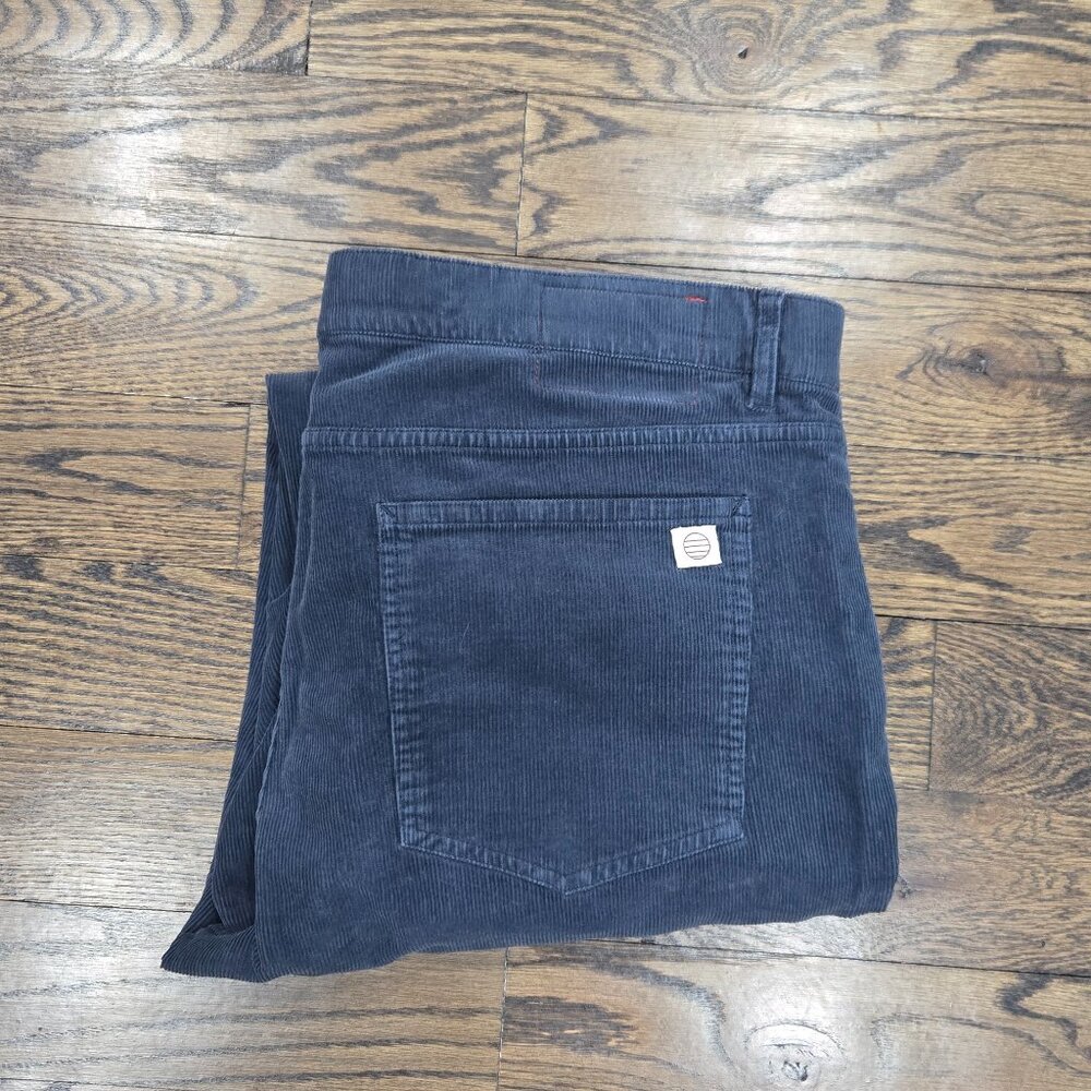 Marine Layer Terry Cord 5 Pocket Pant 36 Mens Corduroy Stretch Casual - Picture 2 of 3